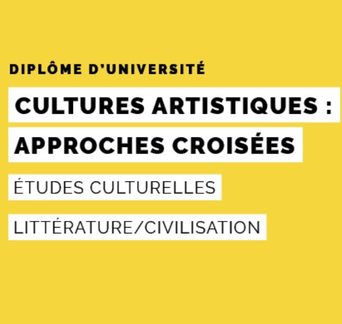 Inscriptions 2024 : DU Cultures Artistiques – Approche Croisées