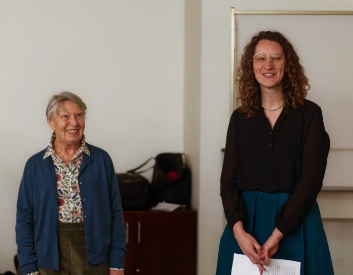 Remise du prix de thèse Tronc-Chanal à Pauline Odeurs